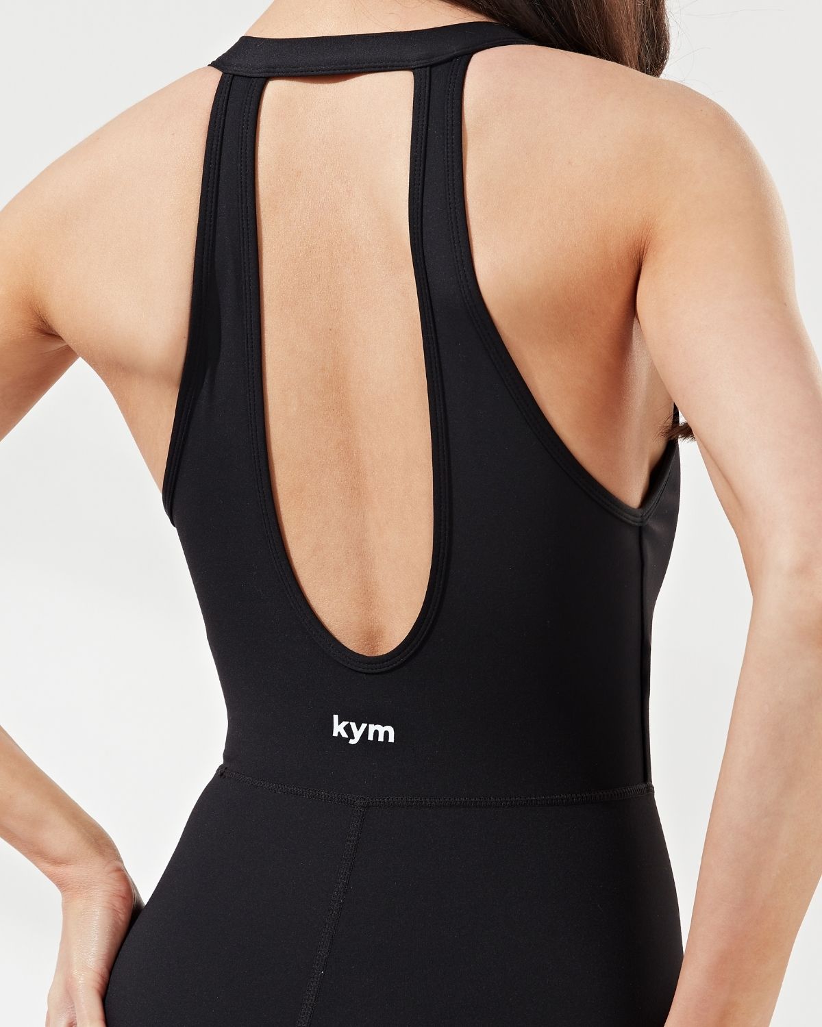 Lydia V Neck Button Cut Back Jumpsuit